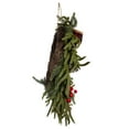 thumbnail image 2 of Kurt S. Adler 24 in. Unlit Berries & Pinecone Rattan Wreath - Green, 2 of 6