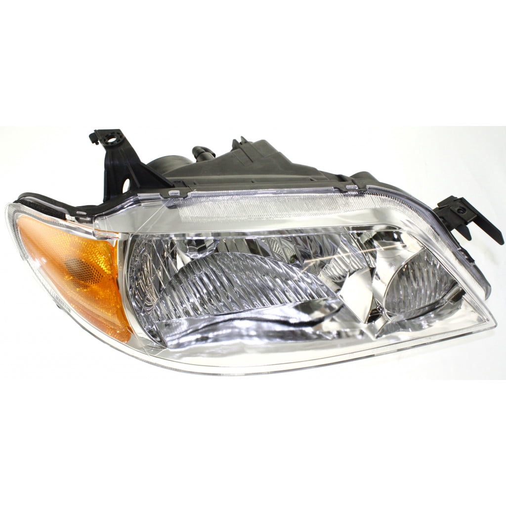 Headlight Compatible With 2001-2003 Mazda Protege Right Passenger Halogen With bulb(s)