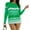 Green, variant on Long Sleeve Shirts for Women Printed Mesh Sheer Tee Tops Lightweight Round Neck Double Lined Going Out Blouses