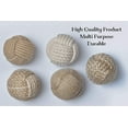 thumbnail image 4 of Rii Brand Jute Rope Balls Rustic Spherical Mix Balls Set of 5, 2.5", 4 of 6