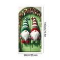 thumbnail image 3 of Dmlowu Christmas Door Cover, Merry Christmas Door Decorations, 35x71 inch Christmas Front Door Decorations for Holiday Party Christmas Decorations Indoor & Outdoor, 3 of 7