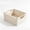 Beige-A, variant on PONPRNGY Fabric Storage Bins Baskets with Wooden Handles, Collapsible Rectangle Basket, Shallow Basket Storage Bins for Shelves Closet Cloth
