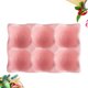 thumbnail image 5 of Huevera de cerámica antideslizante con 6 rejillas, ideal para el refrigerador y a prueba de golpes (rosa), 5 of 5