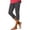 *Dark Gray, variant on VBVC Women's High Waisted Stretchy Capri Leggings , Ladies' Solid Color Zip Hem Cropped Pants , Soft Casual Yoga Trousers For Women,Army Green,S-3XL