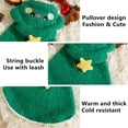 thumbnail image 4 of Uutvmp Cat Christmas Outfit, Pet Cloak with Hat with Star and Bow Tie Puppy Cape Clothes, Xmas Tree Elf Costumes Party Pet Supplies Accessories for Cats and Small Dog Santa Presents, 4 of 6