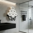 thumbnail image 1 of RKSTN Butterfly-Shaped Wall-Mounted Tissue Holder, Unique Decorative Toilet Paper Storage Rack, 1 of 7