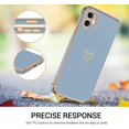 thumbnail image 4 of for iPhone 11 Case, iPhone 11 Phone Case, Cute Cartoon Heart Pattern Slim Fit Soft TPU Bumper Shockproof Non-Slip Protective Women Girls Men Boys Case Cover for iPhone 11 6.1", Grey., 4 of 16