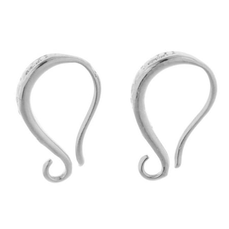 Earring Findings, Long Earring Hooks 25mm, Gold Plated (25 Pairs) —  Beadaholique