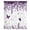 Purple, variant on Green Spring Botanical Sheer Curtains 54 Inches Long, Weeping Eucalyptus Butterfly Light Filering Curtains, Breathable Simi Curtain Privacy Drapes for Kitchen Bathroom Small Window Treatment