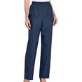 thumbnail image 1 of Alfred Dunner Womens Classics Pants - Medium Length, 1 of 2