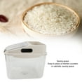 thumbnail image 3 of Large Capacity Transparent Rice Storage Container Airtight Dampproof Rice Bin For Household, 3 of 8