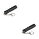 thumbnail image 1 of Eigraketly Lámpara Llavero Antorcha Foco fijo Potencia colgante Bolsillo Mini linterna Portátil Brillante Fuerte Iluminación para acampar Negro 2piezas, 1 of 6
