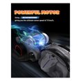 thumbnail image 5 of Remote Control Car RC Cars, RC Stunt Snake Car, 360° Roll Rotation Car Toys with LED Lights for Kids Ages 6+, Grey, 5 of 5