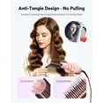 thumbnail image 3 of Dual Voltage Travel Blow Dryer Brush, Bopcal Mini Hair Dryer Brush with Auto 100–240V, EU/UK Plug Ready, 4 in 1 Compact Hot Air Brush, Lightweight & Ionic, Pink, 3 of 8