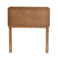 thumbnail image 3 of Baxton Studio Mailene Classic Wood MDF Headboard, Twin, Walnut Brown, 3 of 6