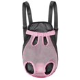 thumbnail image 1 of Mochila portadora de mascotas, bolsa de viaje frontal ajustable con patas de perro y gato, bolsa de viaje en el pecho, 1 of 5