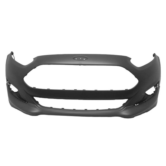 New Aftermarket  Unpainted Front Bumper Cover Replaces D2BZ17757AC Without ST fits 2014-2019 Ford Fiesta SE Hatchback 4-Door