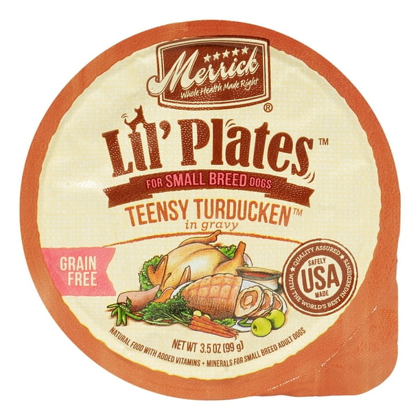 Merrick Lil' Plates GrainFree Teensy Turducken Small Breed Wet Dog