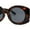 Tortoise Black, variant on Womens Iconic Clout Mod Oval Thick Arm Plastic Sunglasses Pink Black