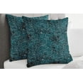 thumbnail image 3 of S4Sassy Blue Cotton Poplin Camellia Kanjiro Decorative Throw Square Pillow Case Sofa Cushion Cover 2Pcs-12 x 12, 3 of 5