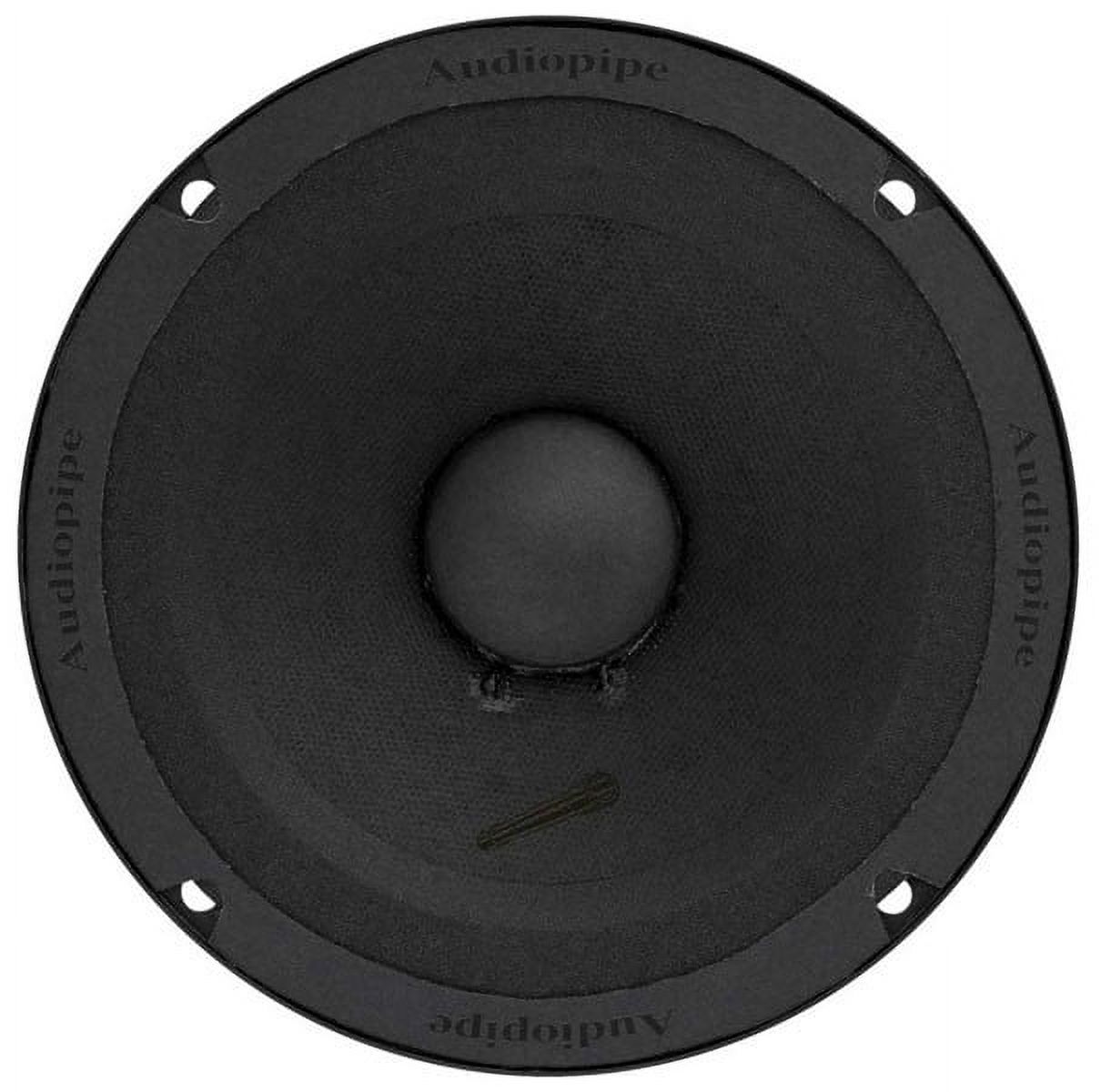 Audiopipe 6 Inch Sealed Back Midrange Loudspeaker - 300W Max, 150W RMS, 8 Ohm Car Audio Speaker