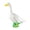 White, variant on WKSCLPAI White Goose Statue, Small Goose Statues Ornaments, Indoor Desktop Countertop/Outdoor Yard Garden Statue Decorations, 7" H