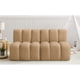thumbnail image 6 of Bowery Hill Contemporary Soft Camel Velvet Modular Sectional, 6 of 8