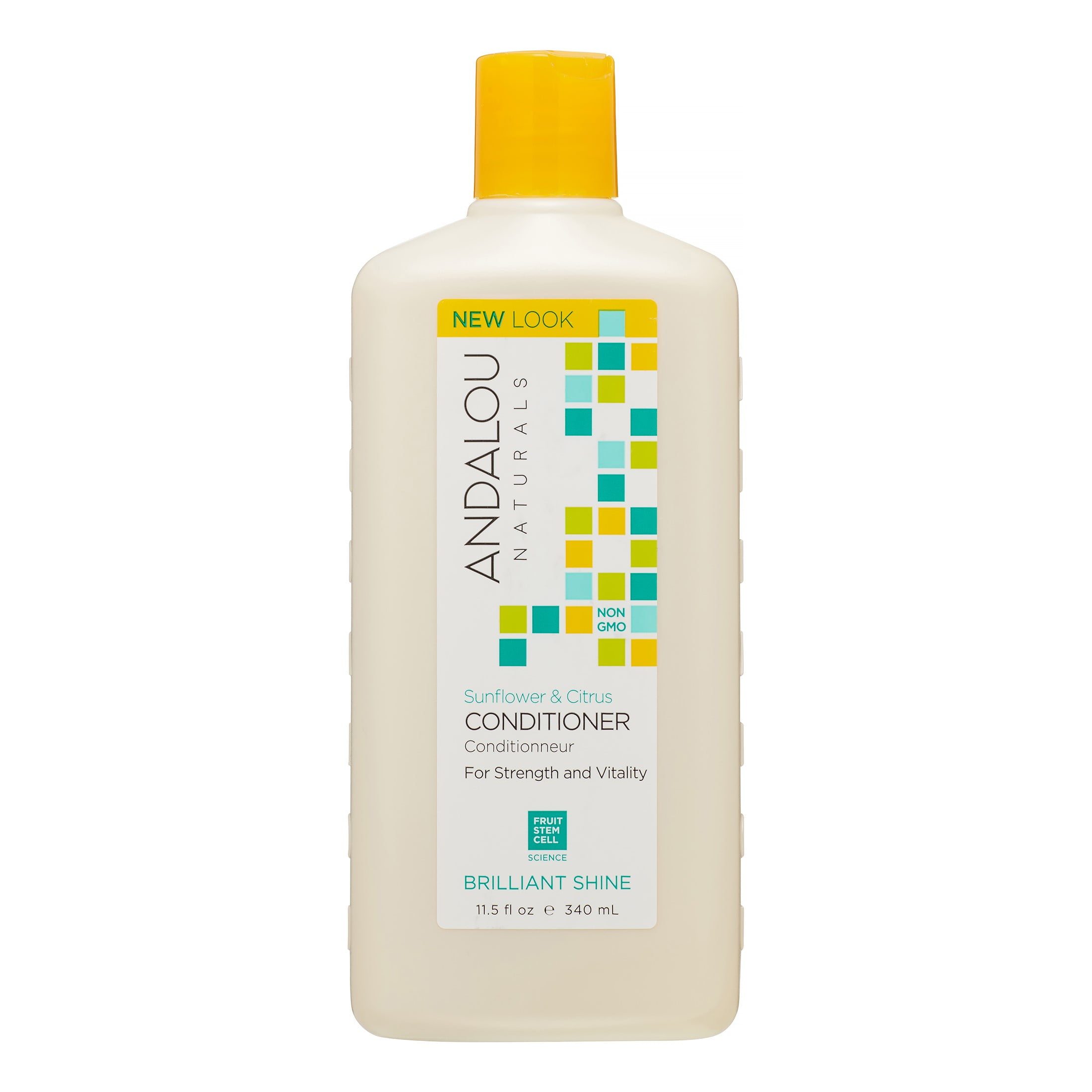 Andalou Naturals Sunflower & Citrus Conditioner, Brilliant Shine, 11.5 Oz