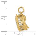 thumbnail image 2 of 14K Yellow Gold Trolley Charm, 2 of 5