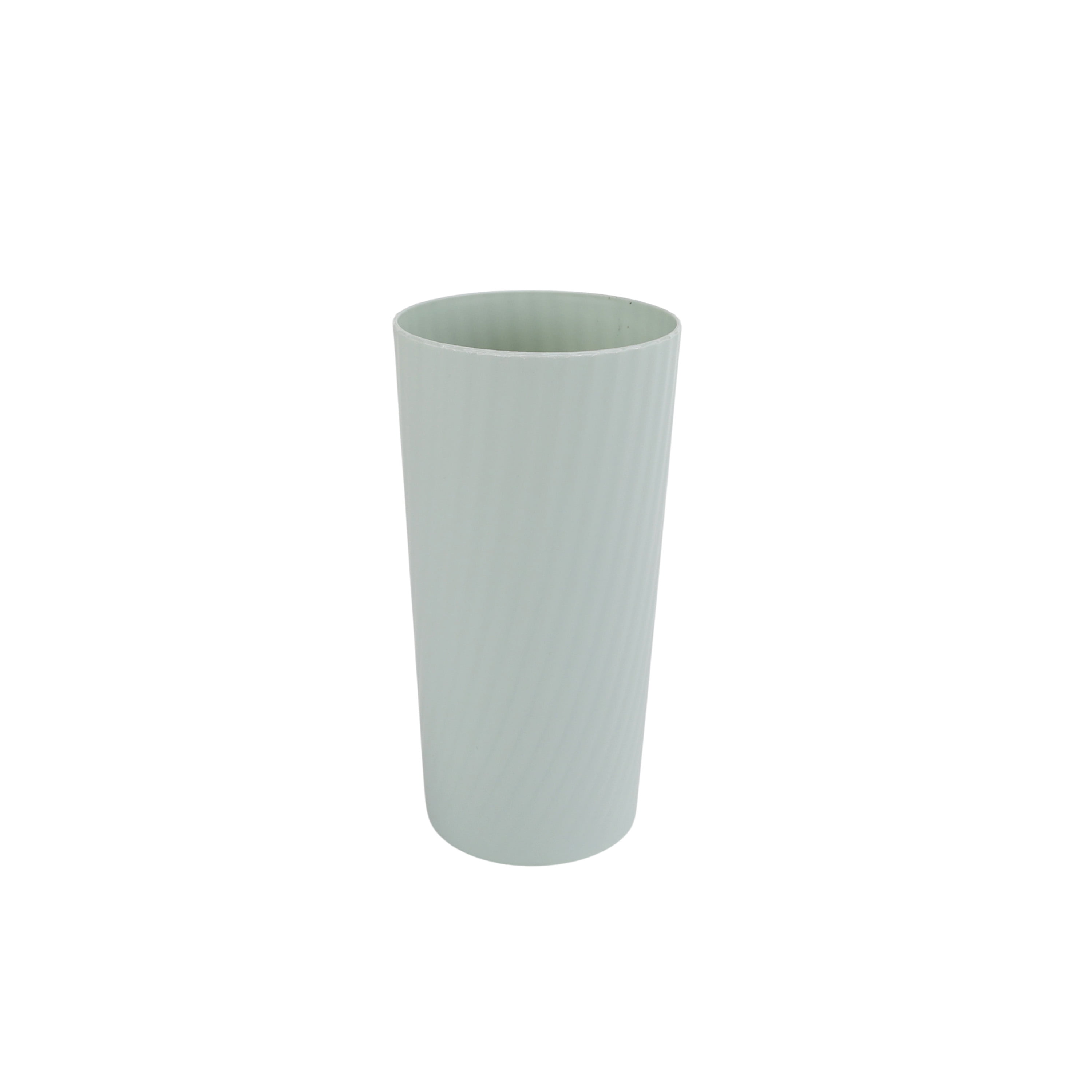 Mainstays 30-Piece Plastic Swirl Pattern Dinnerware Bundle Set, Soft Green