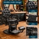 thumbnail image 5 of Sillon de Barberia Clasico Nanofort Gotico Premium Lujo Robusto Negro, 5 of 8