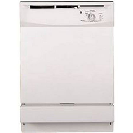 GE BUILT-IN 24-INCH DISHWASHER, WHITE, 5 CYCLES / 2 OPTIONS