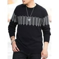 thumbnail image 5 of LELINTA Men's and Big Men's Soft Knitted Pullover Casual Sweater Men Pullovers Long Sleeve Casual Knitwear Sweaters, 5 of 6