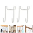 thumbnail image 3 of 2 Pcs Iron Door Hooks Japanese Style Door Hooks Useful Home Punch Free Hooks, 3 of 8