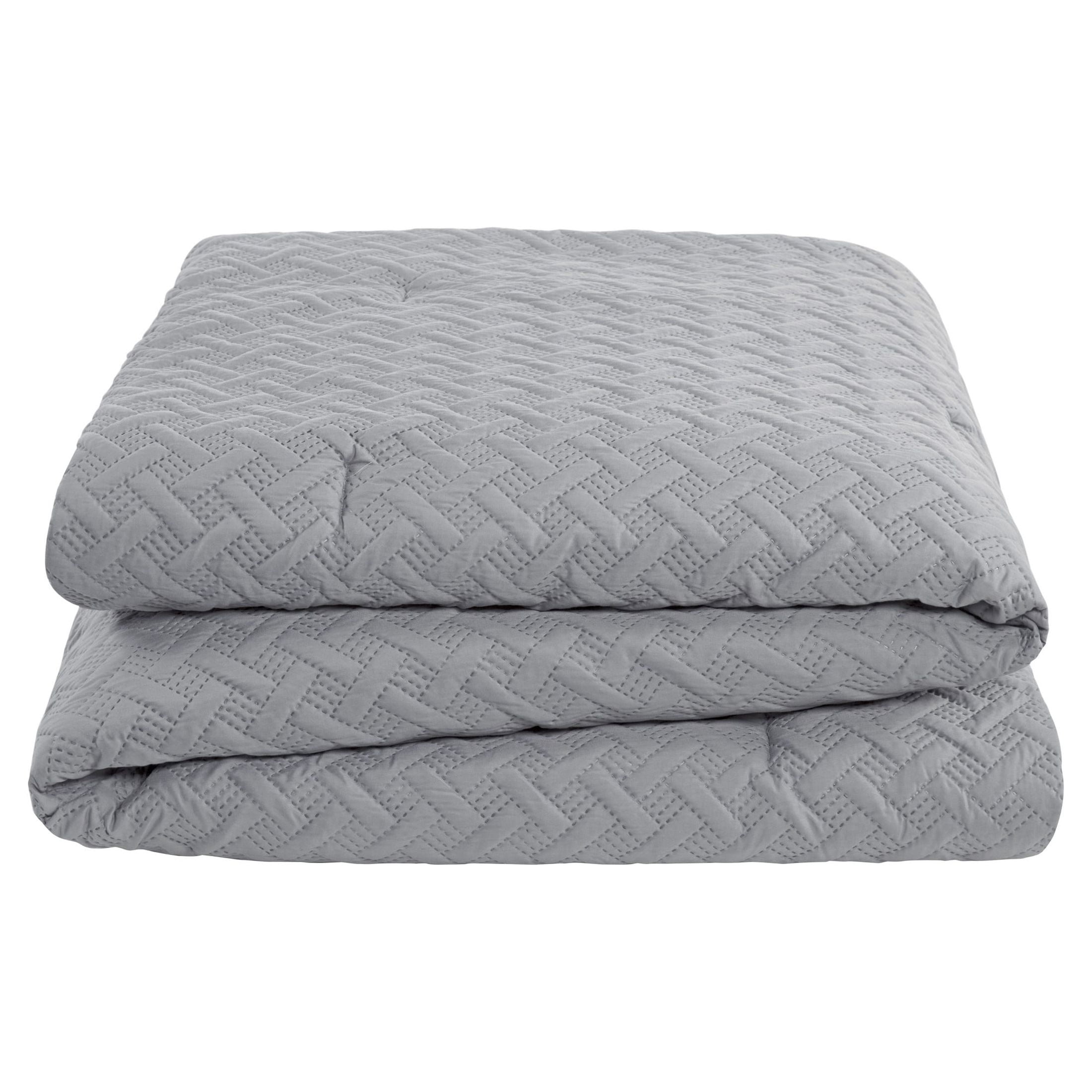 VCNY Home Nina II 2-Piece Grey Geometric Comforter Set, Twin/Twin XL, Adult, Unisex