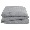 thumbnail image 5 of VCNY Home Nina II 3-Piece Grey Geometric Comforter Set, Full/Queen, Adult, Unisex, 5 of 6