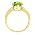 thumbnail image 4 of 2.5 ct Marquise Cut Natural Peridot Solitaire 14K Yellow Gold Womens Engagement Ring, 4 of 6