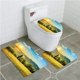 thumbnail image 1 of ABPHQTO Amanecer sobre el paisaje toscano Juego de alfombras de baño de 3 piezas Alfombra de baño Alfombra de contorno y tapa de inodoro, 1 of 2