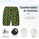 thumbnail image 3 of Balery Gnomes In Caps Bañador para hombre, shorts de playa de secado rápido con entrepierna y forro de compresión-3X-Large, 3 of 6