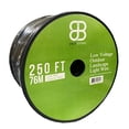 thumbnail image 2 of Dripstone Low Voltage 12AWG 2Core Outdoor Light Parallel Flat-Twin Bare Copper Wire Landscape Lighting Cable 12/2 (250ft), Black (600021), 2 of 2
