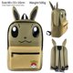 thumbnail image 1 of Pokemon Pikachu mochila de nailon Squirtle Eevee Bulbasaur estudiantes bolso de hombro de gran capacidad impermeable dibujos animados regalos de moda hola suerte  unisex, 1 of 2