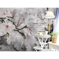 thumbnail image 4 of GK Wall Design  Dark Magnolia Flowers Watercolor Blossom Removable Wallpaper H:75"  x W:112", 4 of 5