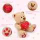 thumbnail image 3 of CaseTank Regalos para el día de San Valentín para su novia, esposa, mamá, prometido, niños, regalos de San Valentín para mujeres, oso de peluche para el día de San Valentín, 10.0 in, divertido y lindo, 3 of 7