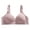 Purple, variant on Women's Full Figure Beauty Back Smoothing Bra, Lightly Lined Soft Cup Wirefree Seamless Push Up Padded T-Shirt Bras