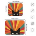 thumbnail image 5 of Yayeee Dish Drying Mat for Kitchen Counter Ultra Absorbent Easy Clean Pad 18x16", Black Cat, 5 of 7