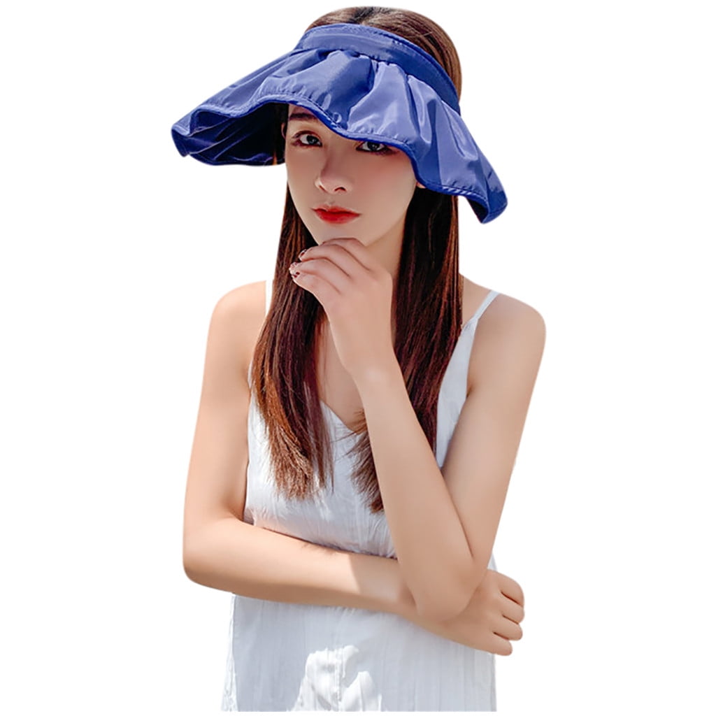 Women Foldable Sun Hat Wide Large Beach Shell Protection Hats Walmart