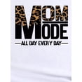 thumbnail image 4 of Camisetas con gráficos clásico para mujeres y adolescentes y niñas, playera de verano con estampado estéticoMother's Day Leopard Print Letter Graphic Short Sleeve Sports T-shirt, Round Neck Casual T, 4 of 8