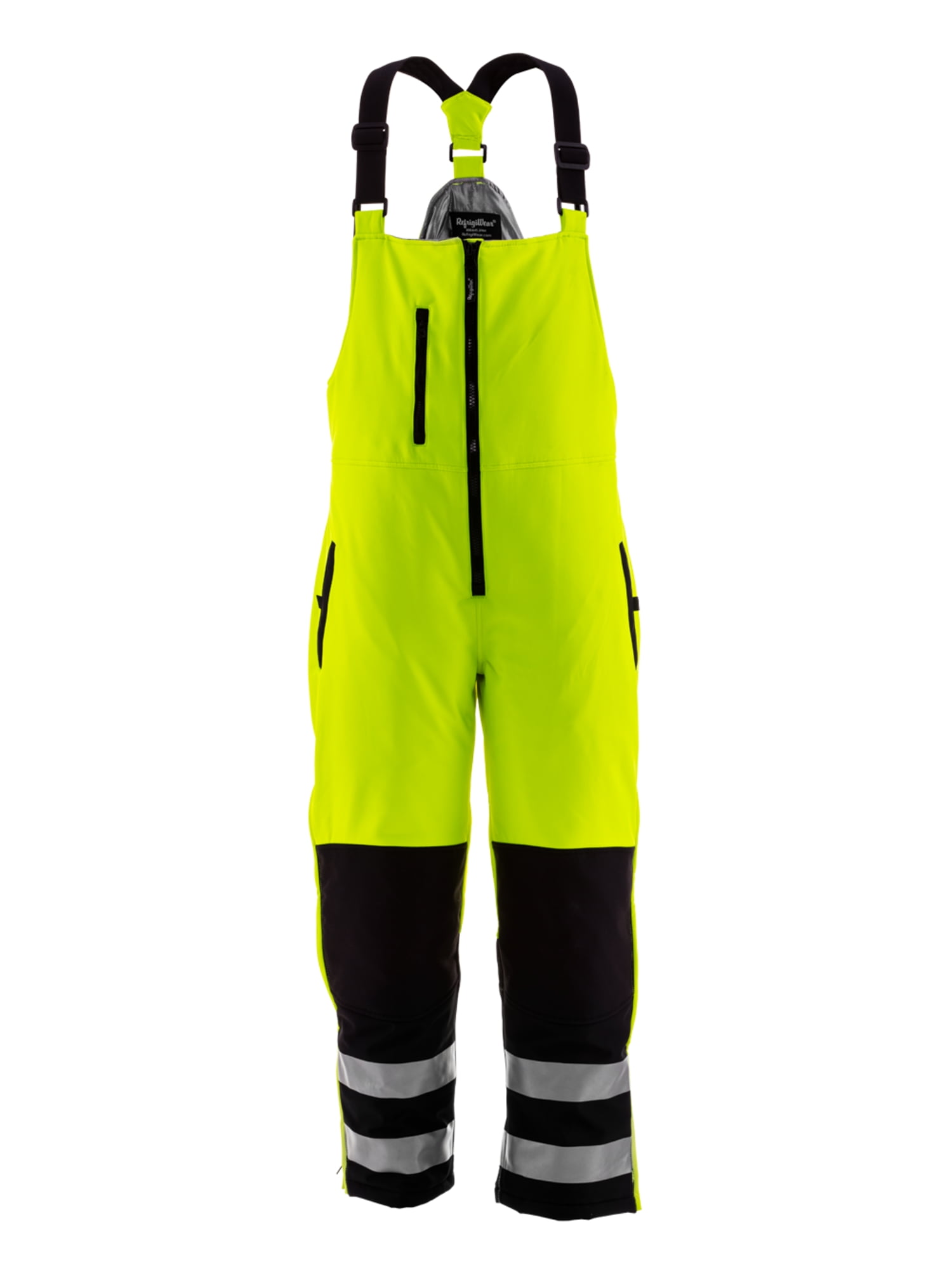 RefrigiWear RefrigiWear HiVis Insulated Softshell Bib Overalls ANSI Class E High Visibility