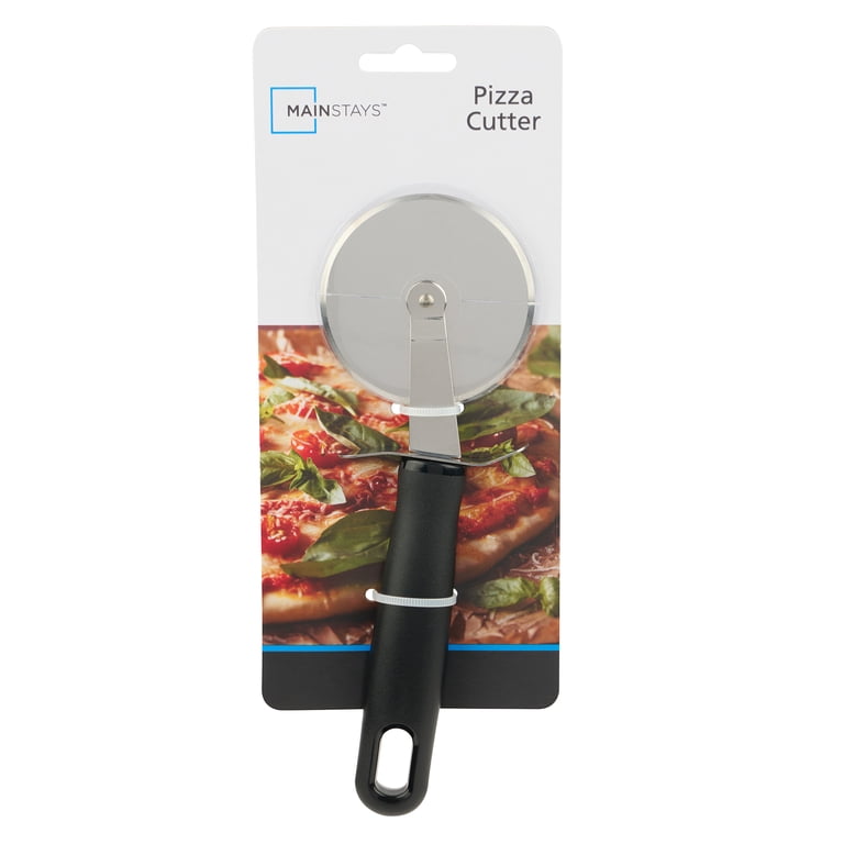 Stainless Steel Pizza Cutter With Finger Guard - 3" Wheel For Easy Slicing & Clean Cuts