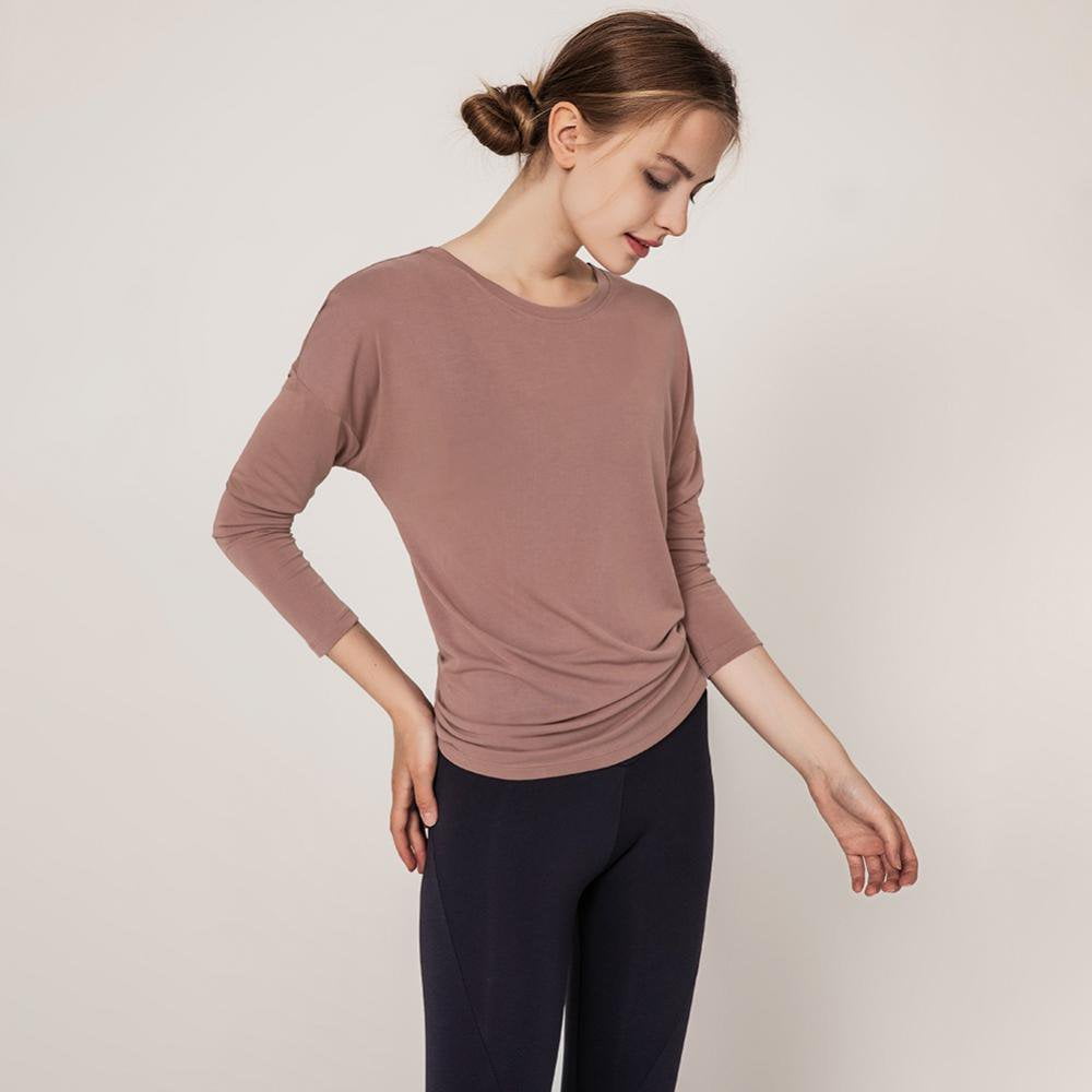 Open back yoga shirts deals